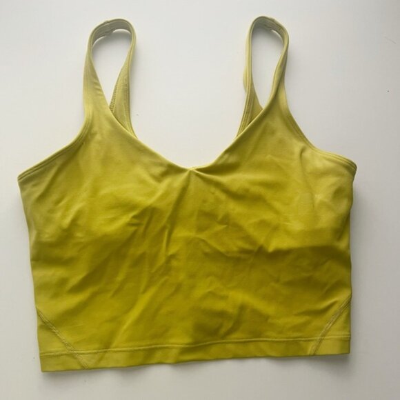Lululemon Align Tank Yellow Pear Size 8 - Picture 1 of 3